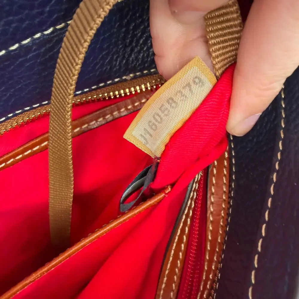 Dooney & Bourke Navy Blue Lexington Tote Bag